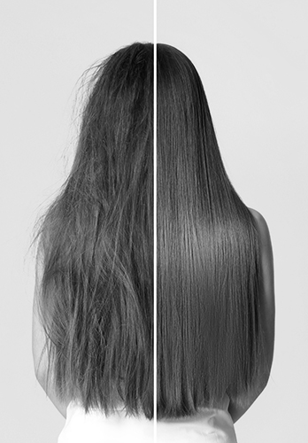 Keratin treatment results at The Crown Hair Studio Orlando FL